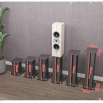 Amazon.co.jp: スピーカースタンド 音響台 30CM 40CM 50CM 60CM